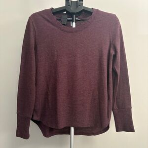 Nine West Plum Long Sleeve Top